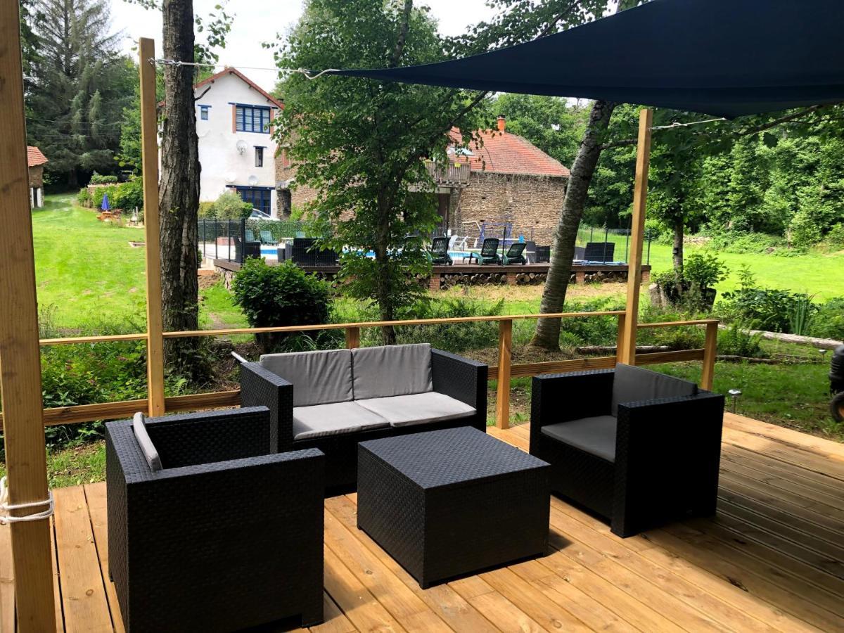 Hotel Luxury Glamping @Moulin Des Forges Moutier-Malcard Exterior foto