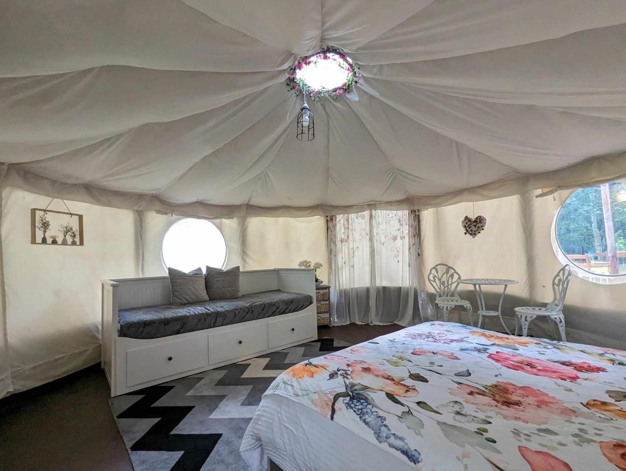 Hotel Luxury Glamping @Moulin Des Forges Moutier-Malcard Exterior foto